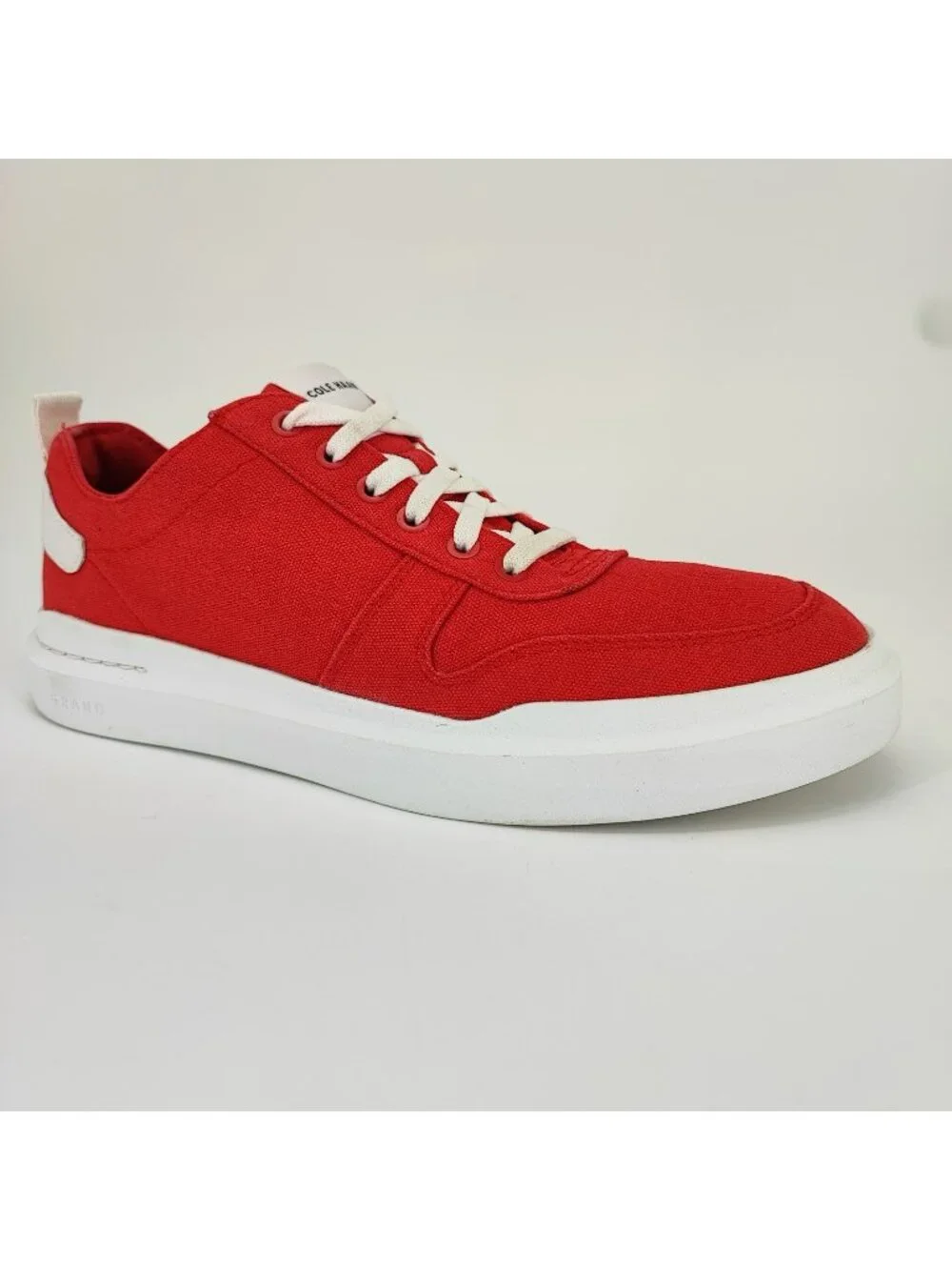 Cole Haan GrandPro Rally Men's Size 7 Sneakers Wool Tango Red Low Top C34714